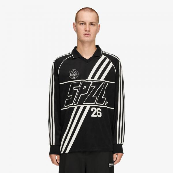 Dres adidas SPZL F.C. Long Sleeve Jersey Black M