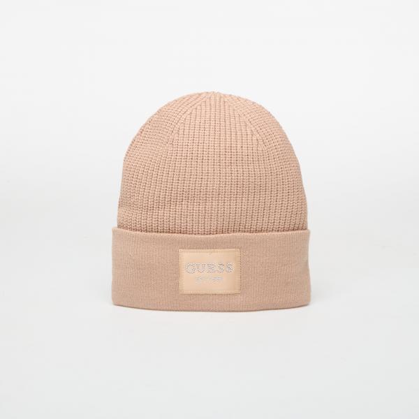 Čepice GUESS Knitted Beanie Bone M