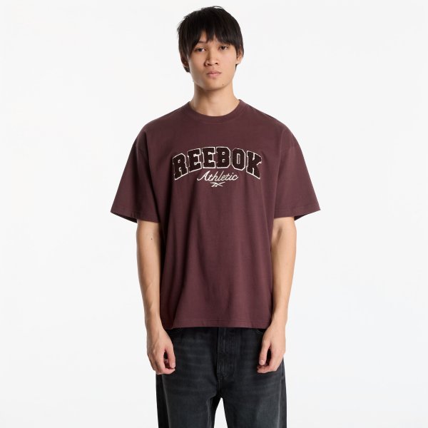 Tričko Reebok Elevated Athletic Varsity T-Shirt Dark Cocoa S