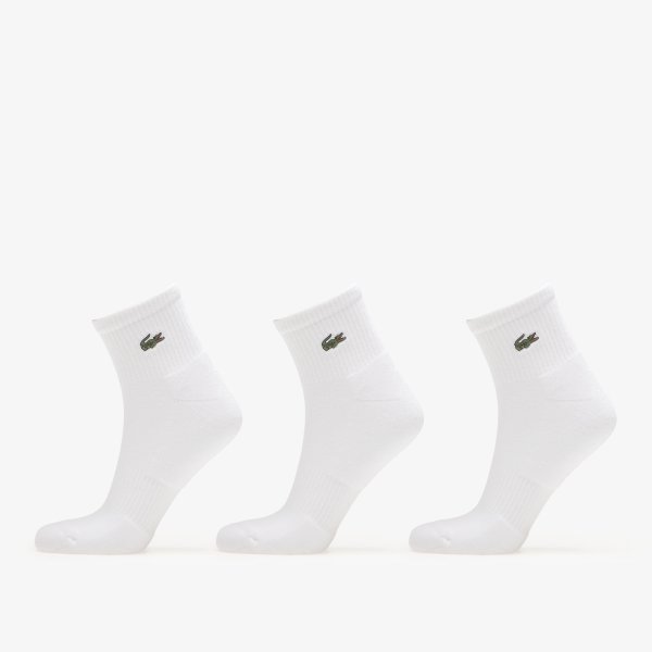 Ponožky Lacoste Ankle Socks White 35-38