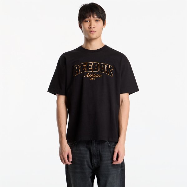 Tričko Reebok Elevated Athletic Varsity T-Shirt Black L