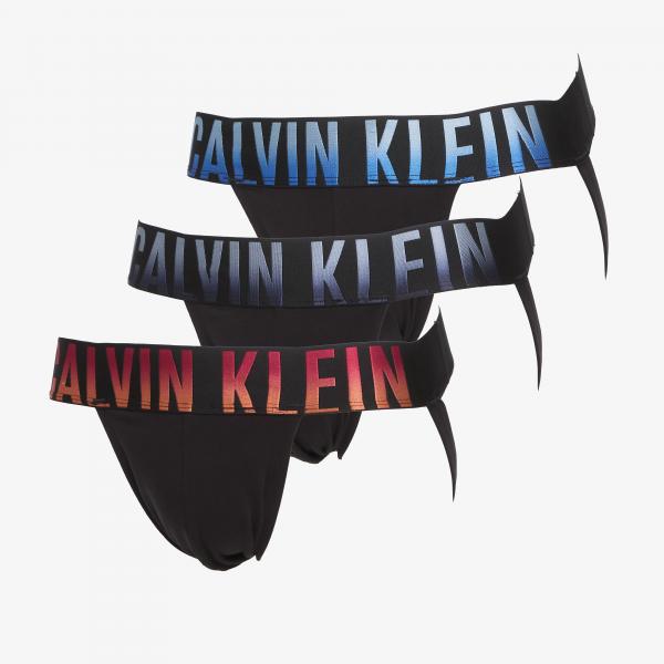 Slipy Calvin Klein Jock Strap 3-Pack Black S