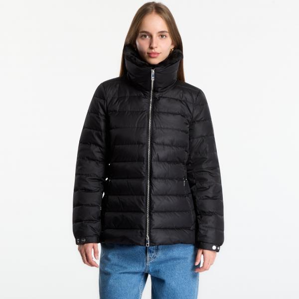 Bunda Calvin Klein Satin Lw Short Puffer With Fur Black XS