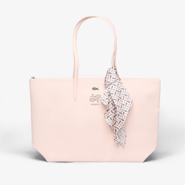 Kabelka Lacoste Shopping Bag White/Eclipse Blue-Grape Universal