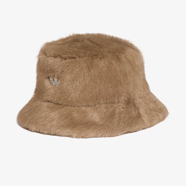 Klobouk adidas Fur Bucket Hat Chalky Brown OSFW