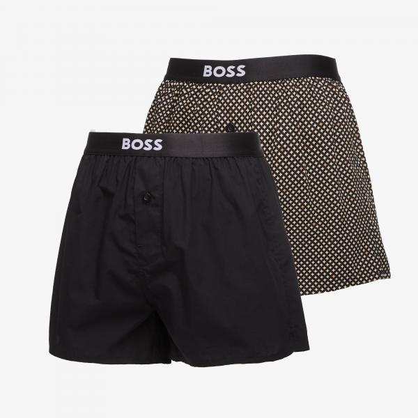 Trenky Hugo Boss 2-Pack Boxer Shorts Black XL