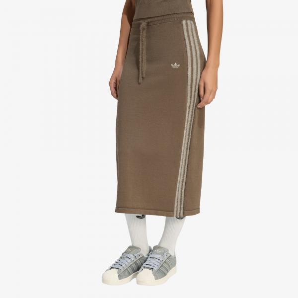 Sukně adidas Knitted Skirt Branch/ Silver Pebble M