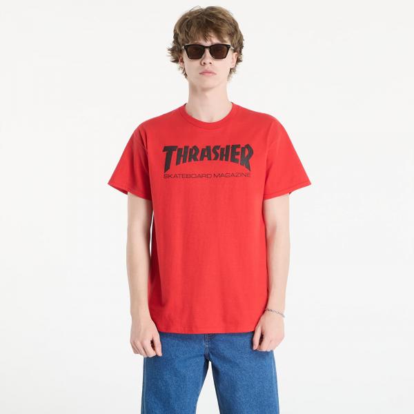 Tričko Thrasher Skate Mag T-Shirt Red/ Black M