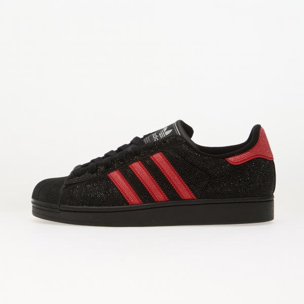 Tenisky adidas Superstar II Core Black/ Better Scarlet/ Silver Met. EUR 35 1/2