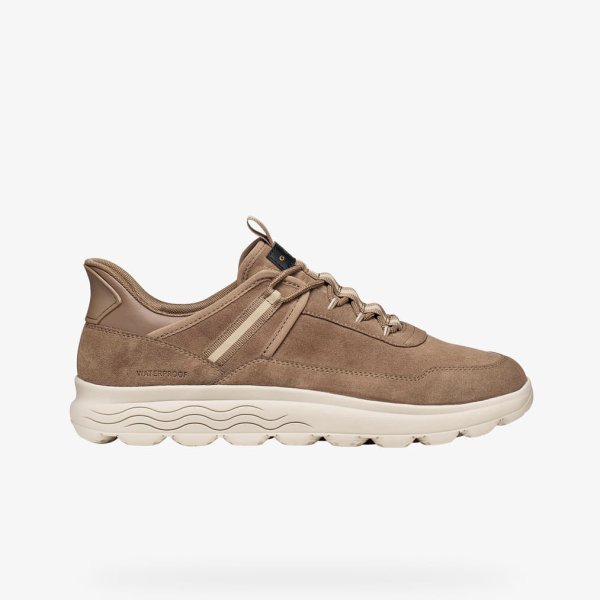 Tenisky Geox Spherica Plus Wpf Dark Brown EUR 39