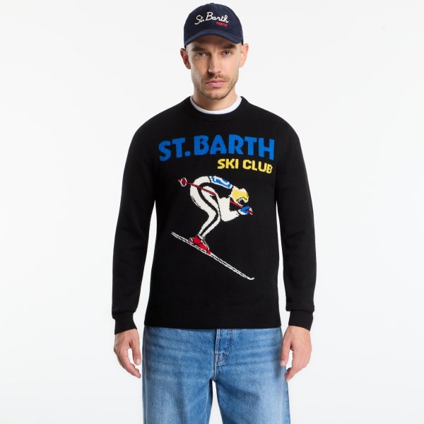 Svetr MC2 Saint Barth Heron C Sweater SB Ski Club Stylized XL