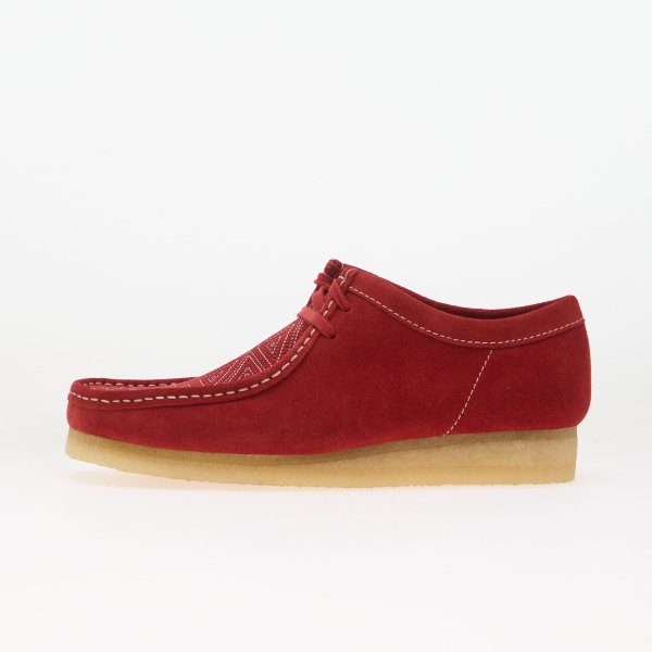 Boty Clarks Wallabee Red Interest 9
