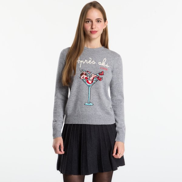 Svetr MC2 Saint Barth New Queen C Sweater Apres Girl Glass XS