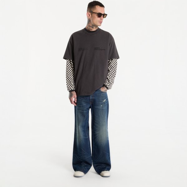Tričko Carhartt WIP S/S Boxed T-Shirt UNISEX Soot Garment Dyed XS