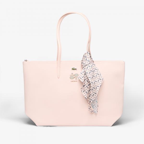 Kabelka Lacoste Shopping Bag White/Eclipse Blue-Grape Universal