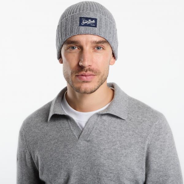 Čepice MC2 Saint Barth Sheldon Beanie Grey Melange Universal