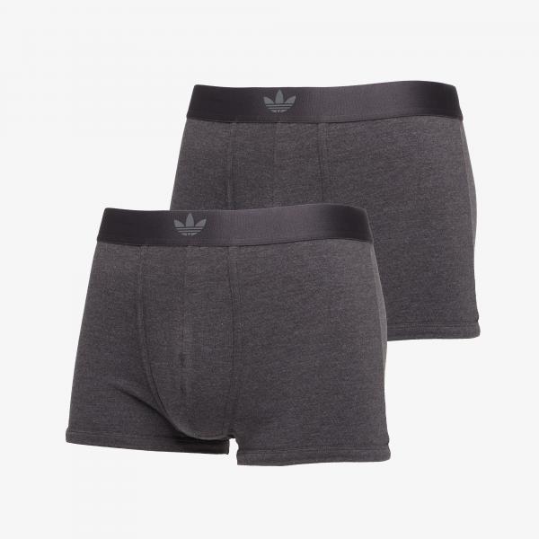 Boxerky adidas Trunk 2-Pack Heather Black XL
