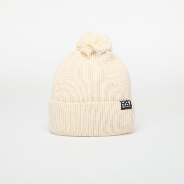 Čepice EA7 Emporio Armani Beanie Hat Almond Milk S