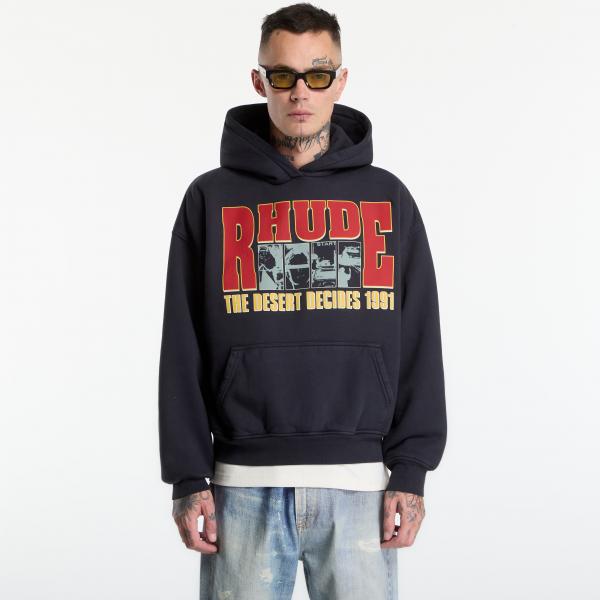 Mikina Rhude The Desert Decides Hoodie Vintage Black/ Red/ Multi XXL