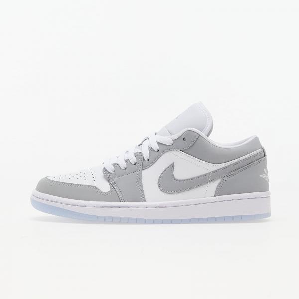 Tenisky Air Jordan 1 Low White/ Wolf Grey-Aluminum EUR 43