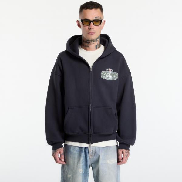 Mikina Rhude Desert Crest Zip-Up Hoodie Vintage Black/ Silver XL