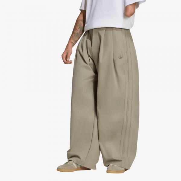 Kalhoty adidas Triple Pleated Pants Silver Pebble 38