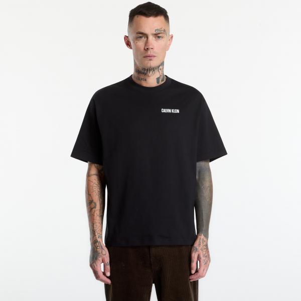 Tričko Calvin Klein Jeans Ss Rlx 20s Calvin Or Black S