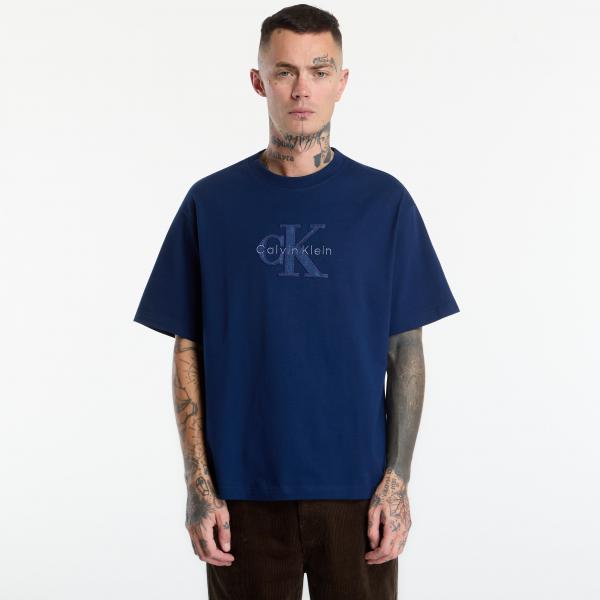 Tričko Calvin Klein Jeans Ss Relaxed 16s Denim Ws Blue L