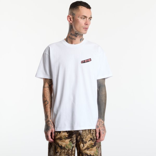 Tričko Vans Sex Pistols Run Wild on the Green SS Tee White L