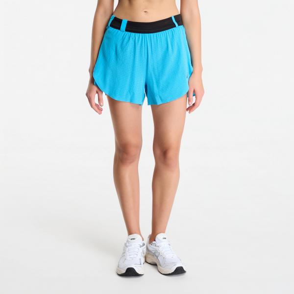 Asics x Distance Metarun Two Color Split Short Blue XS