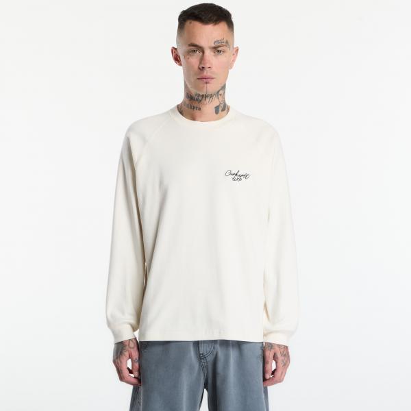 Tričko Carhartt WIP L/S Signature Rib T-Shirt UNISEX Wax/ Black XL