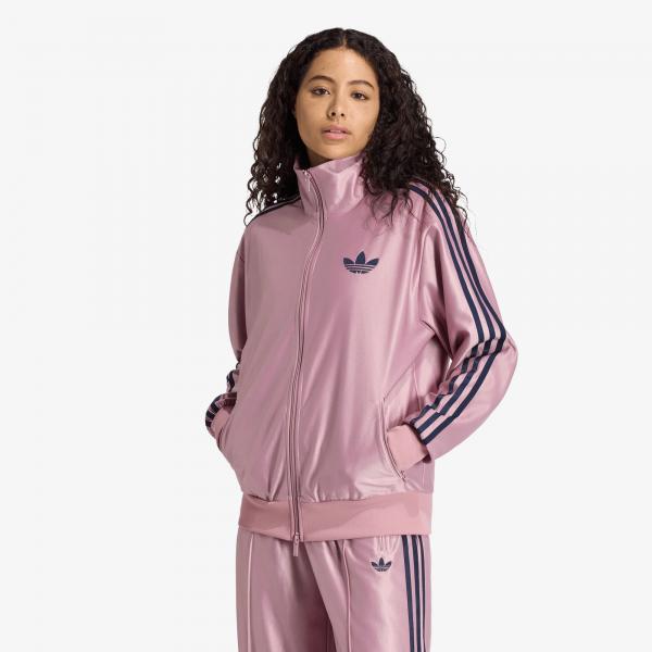 Mikina adidas Metallic Firebird Loose Track Top Magic Mauve/ Night Indigo L