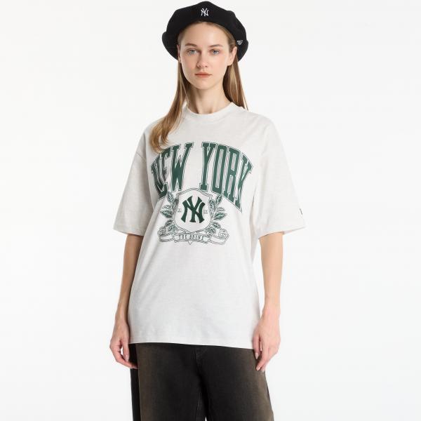 Tričko New Era MLB Arch Graphic OS Tee New York Yankees UNISEX Eggshell L