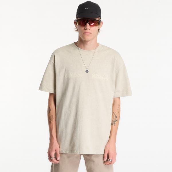 Tričko Carhartt WIP S/S Boxed T-Shirt UNISEX Fleur De Sel Garment Dyed XXL