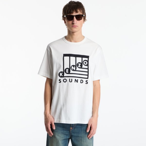 Tričko KENZO Gots Sounds Classic T-Shirt Off White M