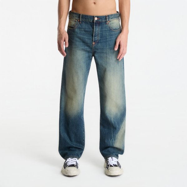 Džíny KENZO Pants Stone Bl Dirty Blue Denim 31