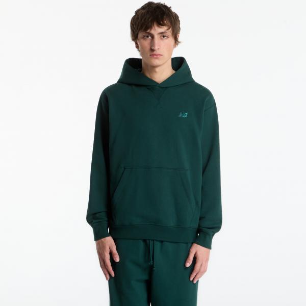 Mikina New Balance Athletics French Terry Hoodie Nordic Green M