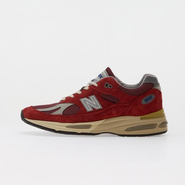 Tenisky New Balance 991 Made in UK Karanda Red/ Cordovan/ Harbor Mist EUR 9