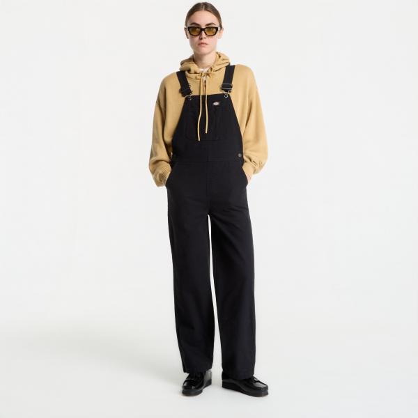 Kalhoty Dickies Canvas Bib Black XS
