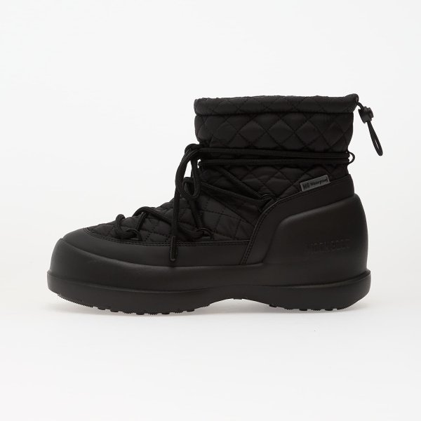 Tenisky Moon Boot Mezzaluna Quilted Mid Wp Black EUR 36