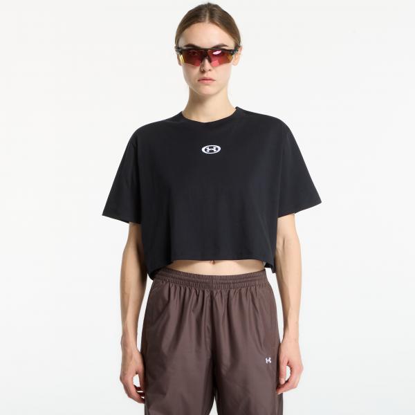 Tričko Under Armour W Center LT SS Black/ White M