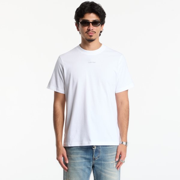 Tričko Calvin Klein Jeans Ss Easy 20s Retro Ca Bright White S