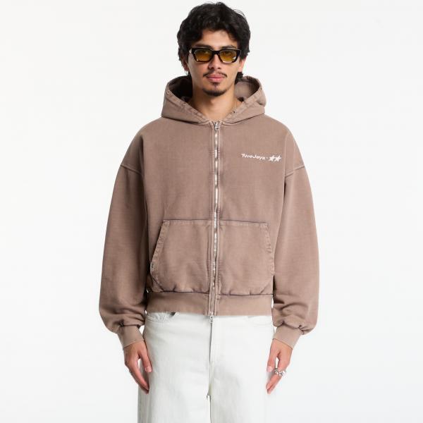 Mikina TwoJeys Icon Full-Zip Bodega Brown Brown L