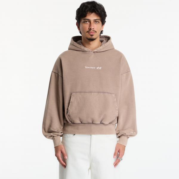 Mikina TwoJeys Icon Hoodie Bodega Brown Brown L