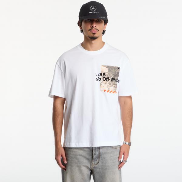 Tričko L/AB c/o Off-White™ Camo S/S Tee White S
