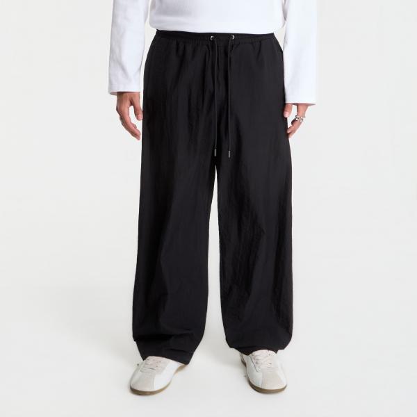 Kalhoty Off-White Glossy Arrow Nylon Relax Trackpant Black XL
