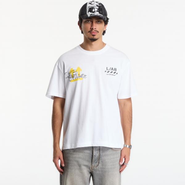 Tričko L/AB c/o Off-White™ Off Active S/S Tee White XL