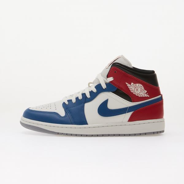 Tenisky Air Jordan 1 Mid True Blue/ Summit White-Varsity Red-Black EUR 47.5