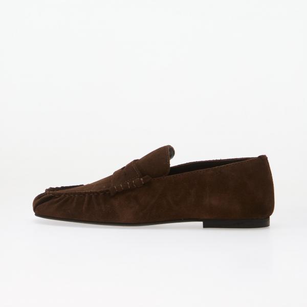 Tenisky Alohas Aven Suede Brown Leather Loafers Chocolate Brown EUR 40