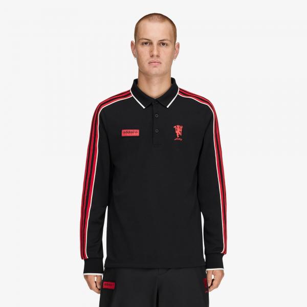 Tričko adidas Manchester United SPZL F.C. Polo Black S